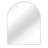 30X40 Inch Silver Metal Framed Arched Bathrrom Mirror For Wall. (Includes Mirror Only)