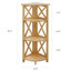 Bibliothèque de coin en bois massif H 38,75 "x l 12,5" Thelen-66187765