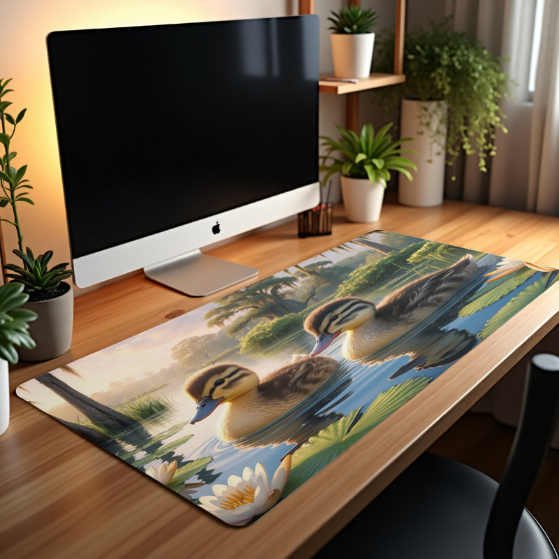 Polyester Desk Pad, 31.5x15.5
