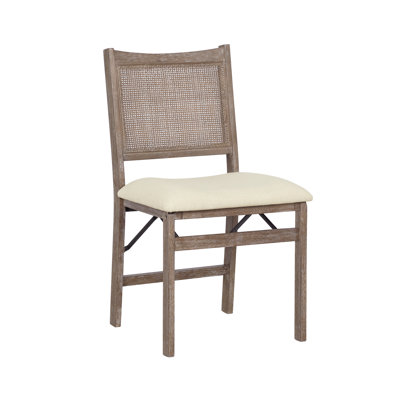 Donner Foldable Cane Back Dining Chair