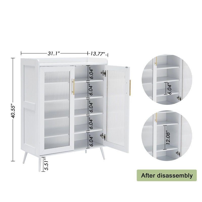 20 Pair Shoe Storage Cabinet