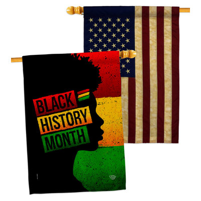 Drapeau de maison à 2 côtés en polyester 40 po x 28 po