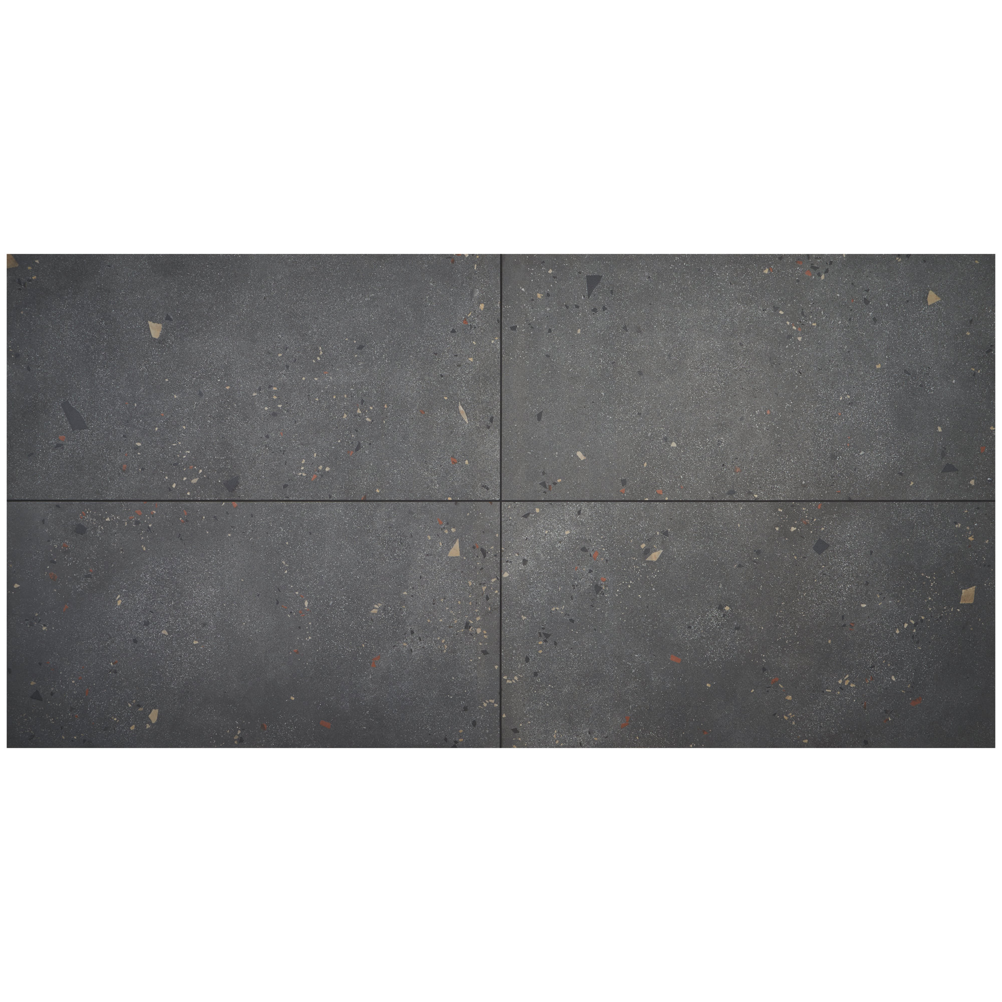 Lane 23" x 47" Porcelain Patterned Wall & Floor Tile (15.49 sq. ft. /box ), Charcoal Gray