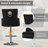 Jakhai Swivel Adjustable Height  Bar Stool with Metal Frame-586824228-586824234