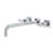 Kingston Brass Milano Two-Handle 3-Hole Wall Mount Roman Tub Faucet-54822288-113039313