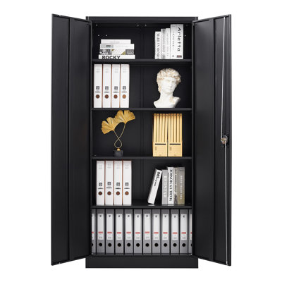 4 - Shelf Storage Cabinet by Dsarui