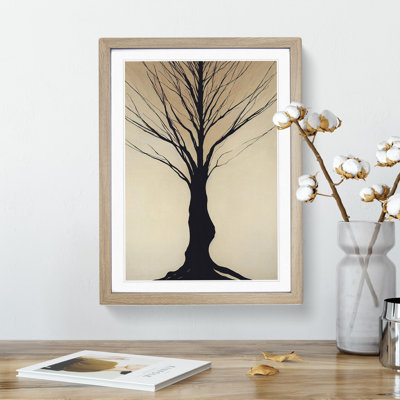 Simplistic Tree - Framed Print