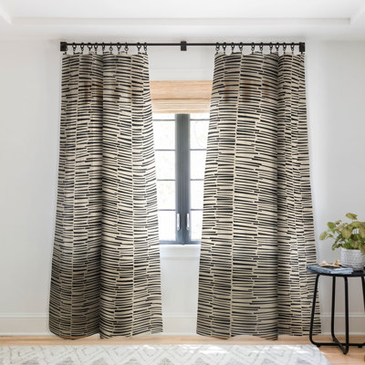 Brylie Polyester Sheer Curtain Pair