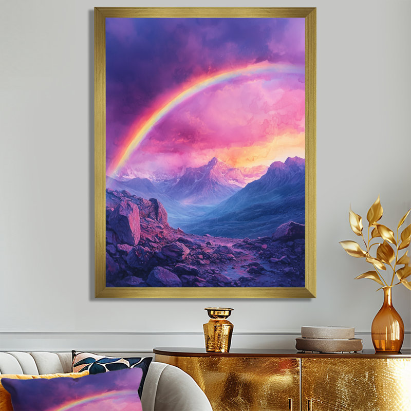 Lytham - Landscapes Wall Art Prints, 44" H x 34" W, Single Picture Framed Print, Gold