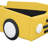 Twin Size Bed With Yellow Wheels In Appealing Race Car Form - Supporting A Good Night's Sleep Intriguing Crafted For Sound Sleeping Experience-1806800142