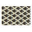 Tapis unique nouvel âge 2 pi x 3 pi Verville en crème / bleu / brun