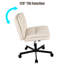 Fauteuil d'étude pivotant 360 ° - siège ergonomique, posture de salon double couche confortable