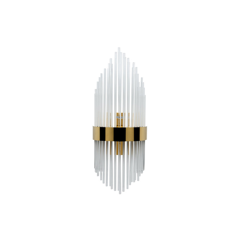 Misuri Flush Mounted Sconce, 55cm H x 23cm W x 23cm D