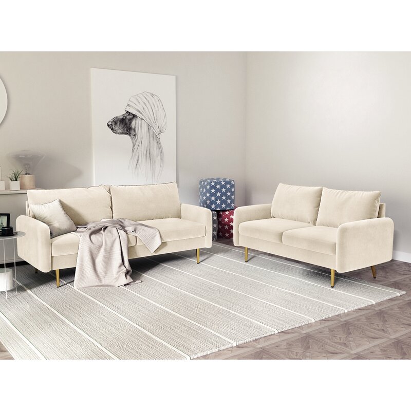 Everly Quinn Hatzman 2 - Piece Living Room Set & Reviews | Wayfair