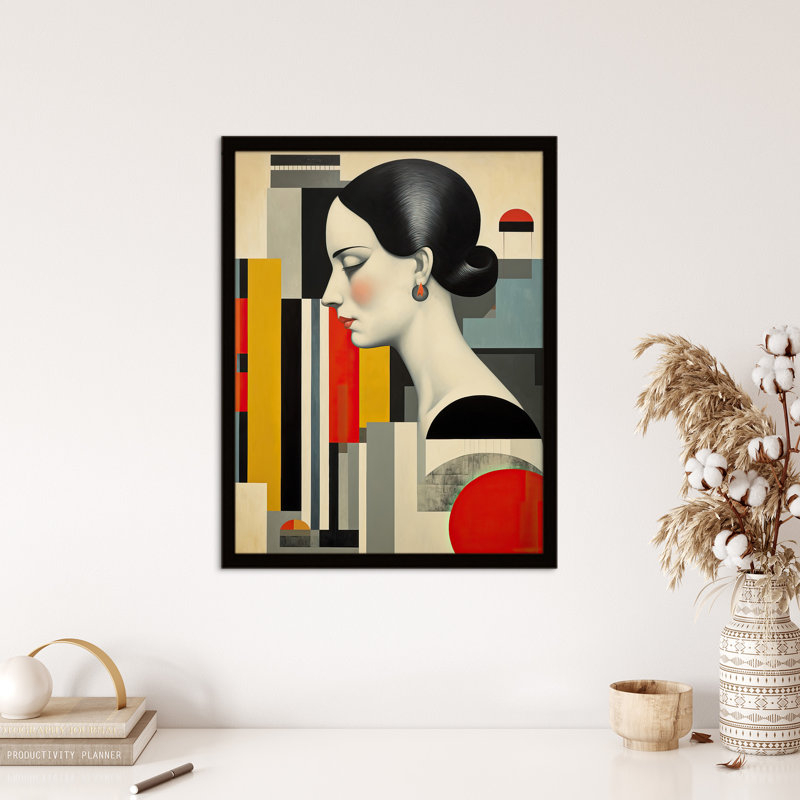 Calm In The Chaos Abstract Portrait - Single Picture Frame Print