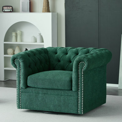 Fauteuil club pivotant Chesterfield