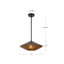 Luminaire suspendu 1 lumière Keaz-893407480