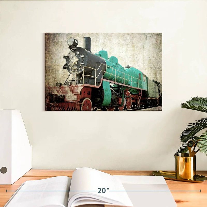 Mehar Vintage Train, 8" H x 12" W