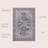 Sarok Ornate Medallion Machine-Washable Blue/Cream Rug-1320351239