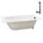 60" x 32" Acrylic Soaking Drop-In Bathtub, Drain Included-97544703