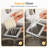 French Fry Cutter With 1/2 Inch And 3/8 Inch Blades, Stainless Steel