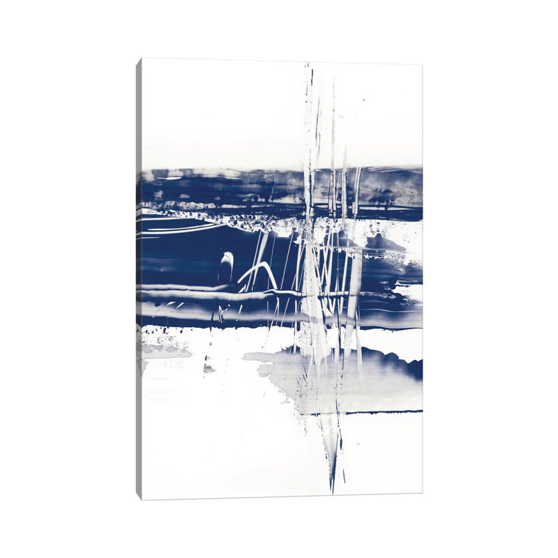 Reproduction d’art, "alternance actuelle IV" par Ethan Harper, Toile tendue, Pas de tapis, H 40 po x l 26 po x P 1,5 po