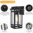 11.91" Black Dusk to Dawn & Motion Sensor Outdoor Wall Lantern