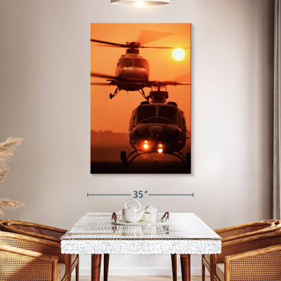 Mehar Helicopter Sunset Landing