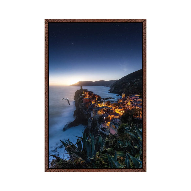 Vernazza 1 Piece Wall Art on Canvas, 101.6 cm H x 66.04 cm W, Classic Wood Floater Framed