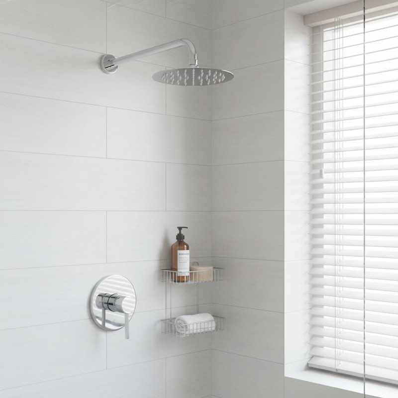 Robinet de baignoire et douche, Chrome poli