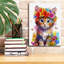 Toile épique Graffiti «Crowned Kitten» par Dean Russo, 12 po x 16 po-503518189