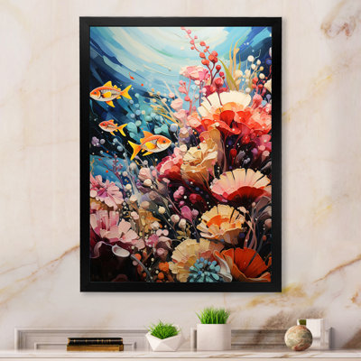 Aquariums, jardin de corail coloré I - impression