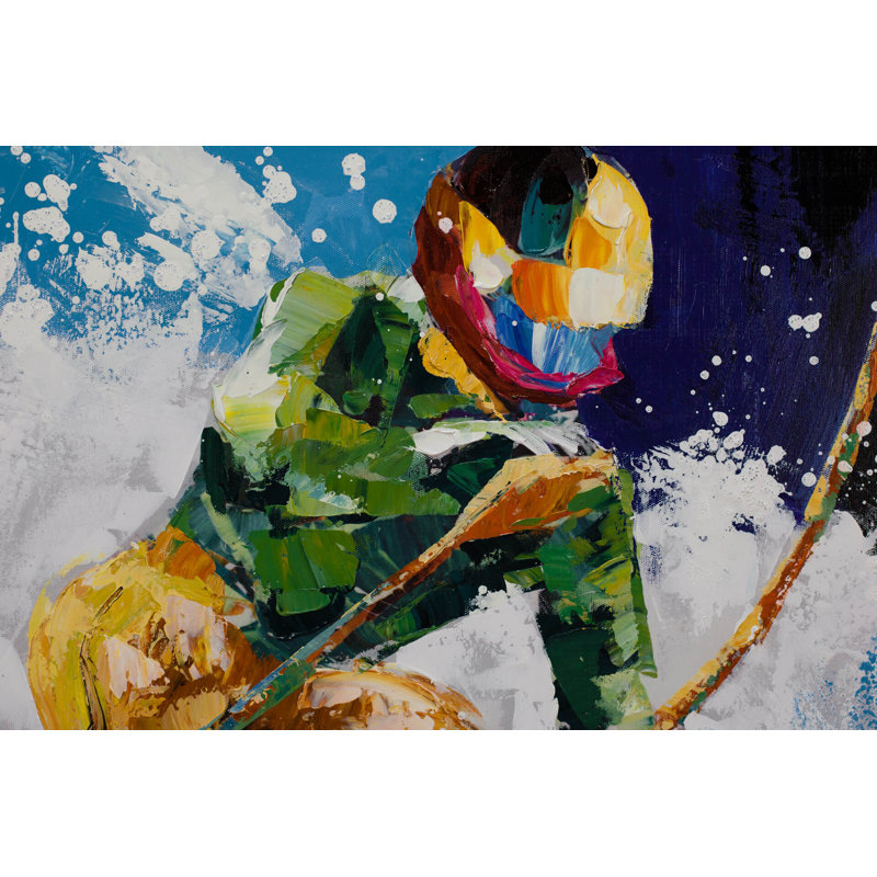 Ride In The Snow - No Frame Painting on Canvas