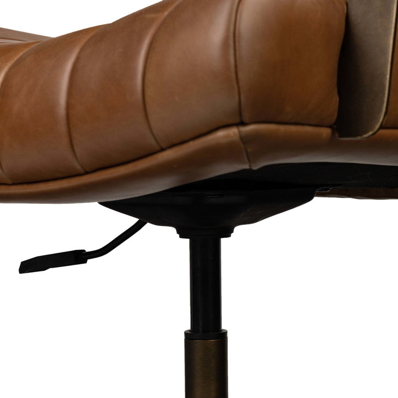 Lemmy Leather Swivel Task Chair