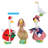 Large Goose and 3 pc Holiday Outfit Bundle