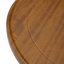 Ensemble de 2 tables basses et tables d'appoint rondes, formation de vide en PVC, table basse de 31,5 po avec rangement et table d'appoint de 15 po, ensemble simple, idéal pour le salon et la chambre à coucher.