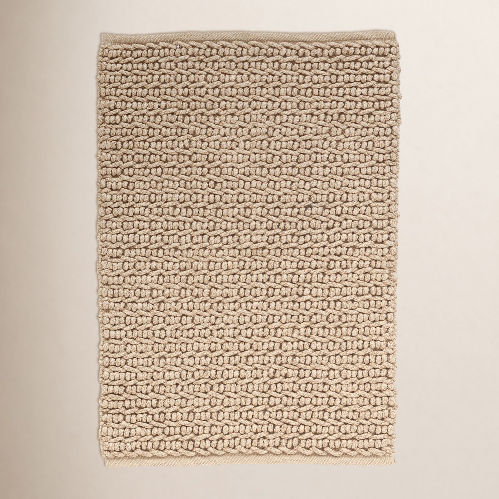 Veranda Natural Hand-Woven Performance Rug, Rectangle 3' x 5'