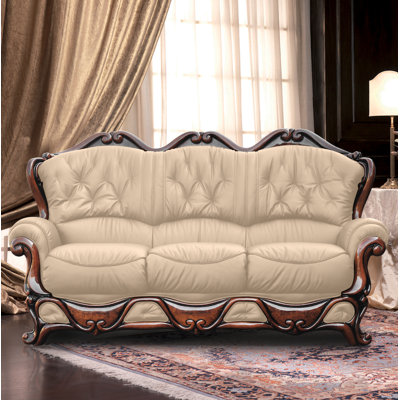 Dodgson 3 Seater Faux Leather Sofa
