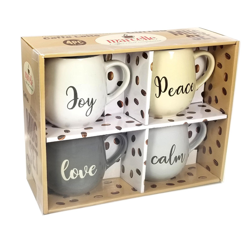 Ensemble de 4 tasses à café