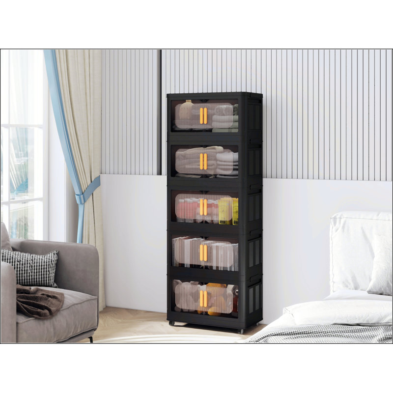 Armoire de rangement 24 po, H 59,84 po x l 23,62 po x P 13,78 po, 5