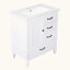 Meuble-lavabo avec lavabo et porte
