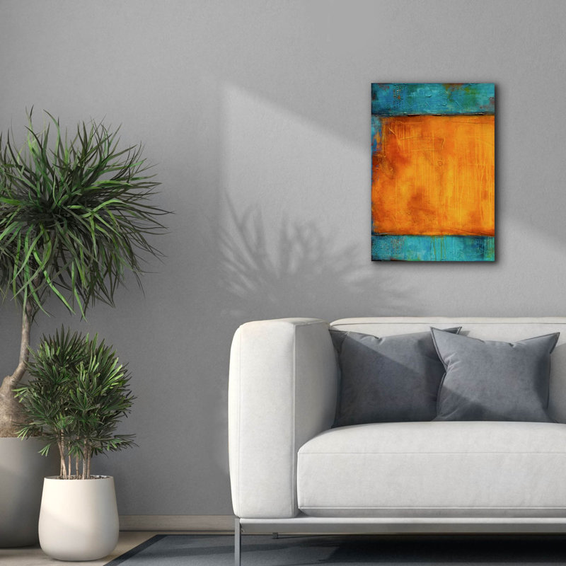«Epic Graffiti 'Journey's Mood I» par Erin Ashley, art mural sur toile, H 26 po x l 18 po x P 0,75 po