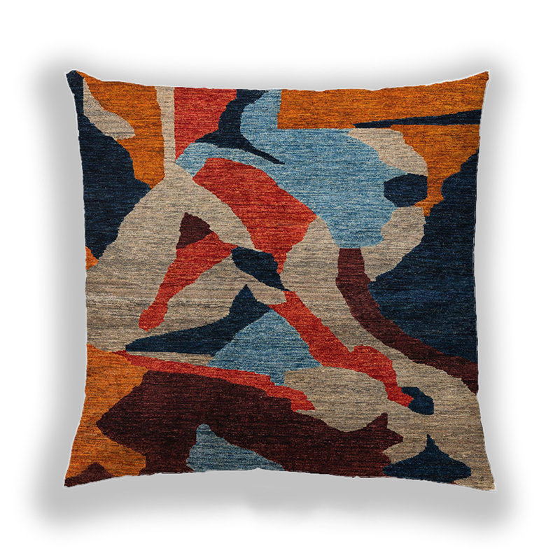 Coussin Abstract 1843, Microsuède