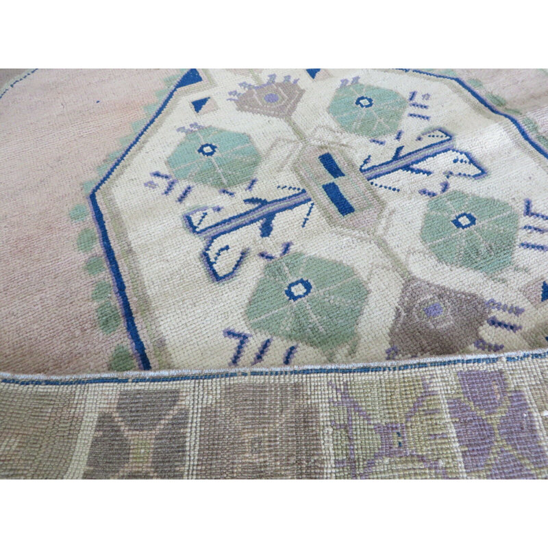 Tapis oriental oriental turc noué à la main 3 pi 5 po x 5 pi 5 po Oathak 46A478E46C5045FAA23476171CCF8B5D