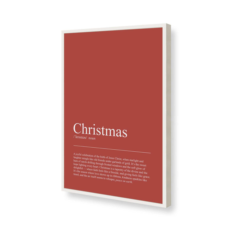 «The Sens of Christmas», reproduction d'art, 8 po x 10 po, Blanc opaque