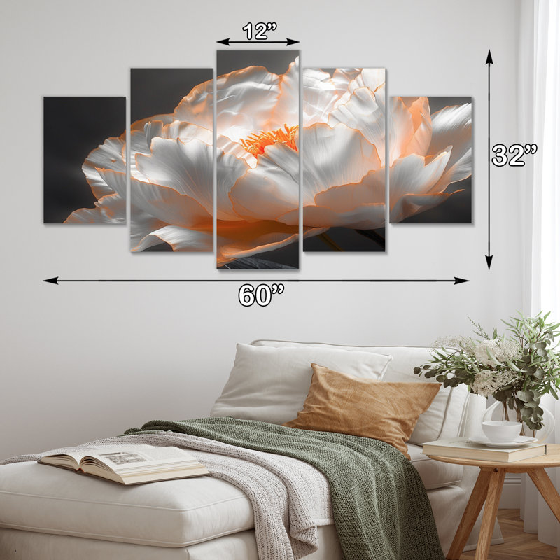 Sandberg - Peonies Wall Art Print Set