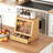Bamboo Bread Box With Drawer