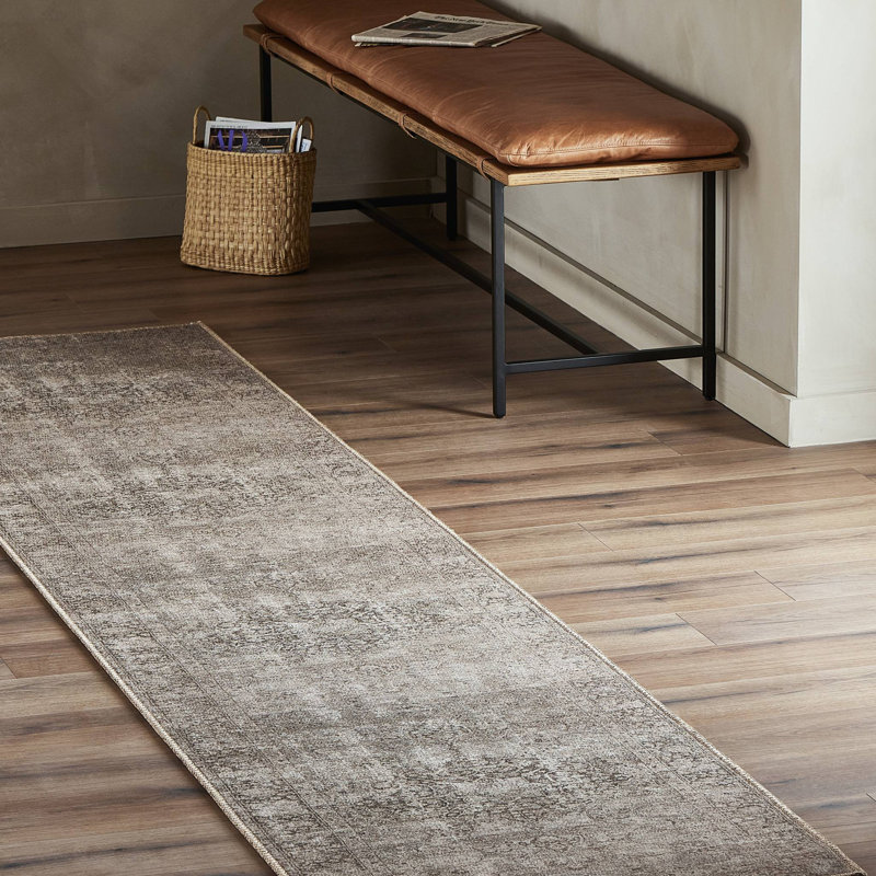 Morelli Oriental Area Rug in Alani Natural, Runner 2'6" x 7'6"