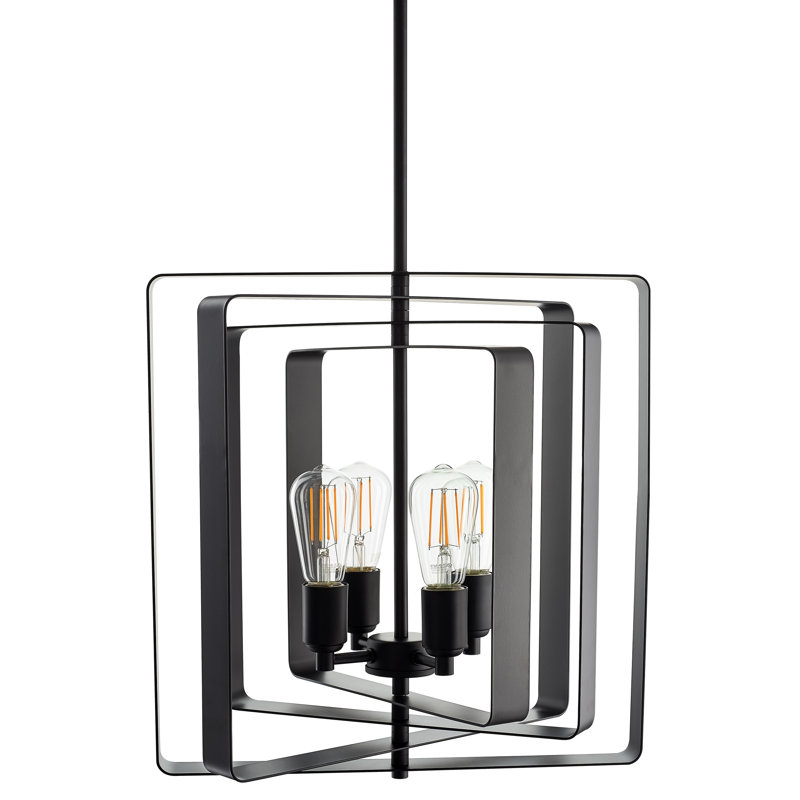 Plemmons 4 - Light Dimmable Geometric Chandelier