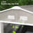 Durable Outdoor Storage Shed with Four Strategically Placed Vents,Backyard Tools Storage Shed,Garden Metal Shed-129387161-129387163